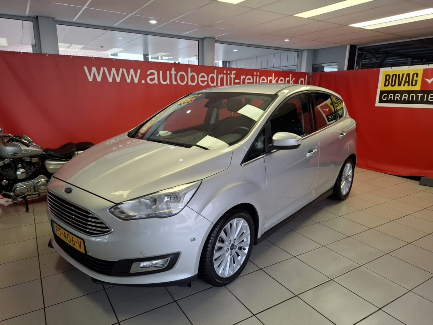 Ford C-max 1.0 Titanium, Navi , 12 mnd garantie 2017 - voorkant