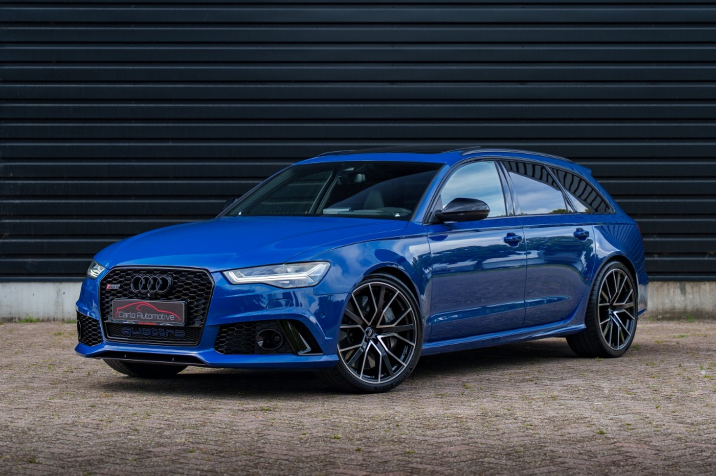 Audi RS 6 Avant Performance 4.0 TFSI PERF. PANO|B&O|CERAMIC|AKRA|HUD|NIGHTVIS|SOFTCLOSE 2017 - voorkant