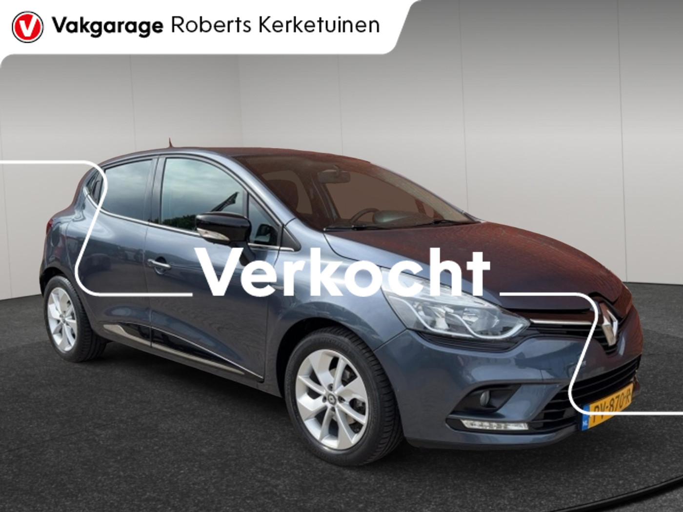 Renault Clio 0.9 TCe Limited Airco Navigatie Nieuwe banden Nieuwe remmen 2017 - voorkant