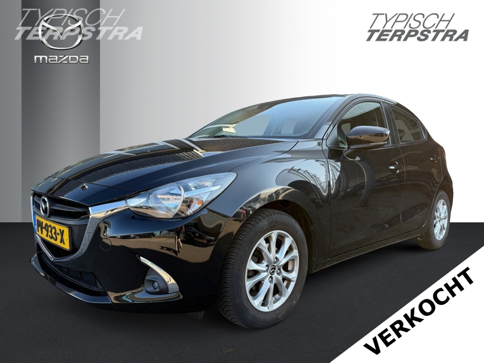 Mazda Mazda2 SKYACTIV-G 90 Dynamic Navi, Trekhaak, 100% onderhoud 2017 - voorkant