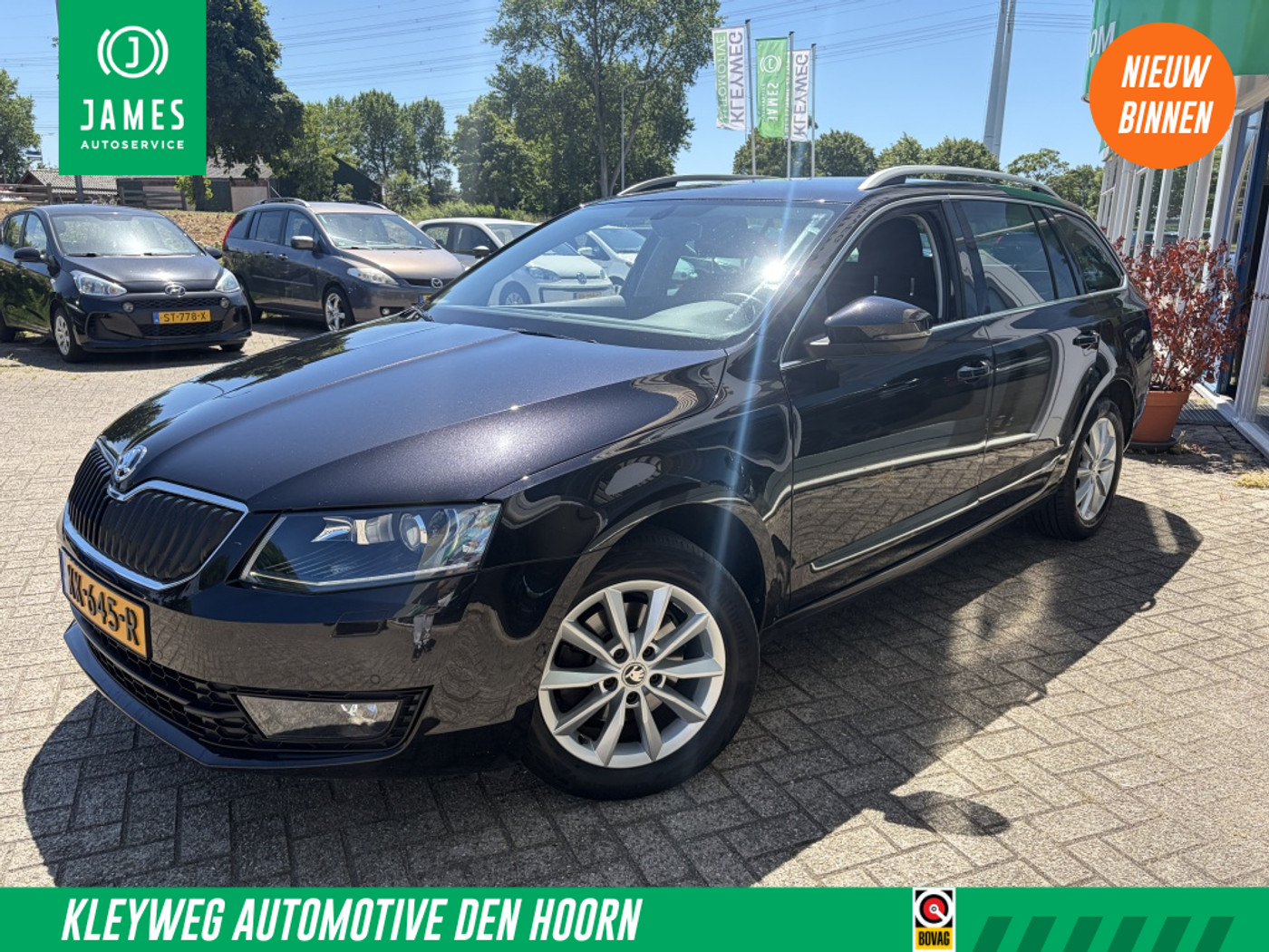 Skoda Octavia 1.0 TSI Grt St. Bns, Aut, Nav, PDC, Clima 2016 - voorkant