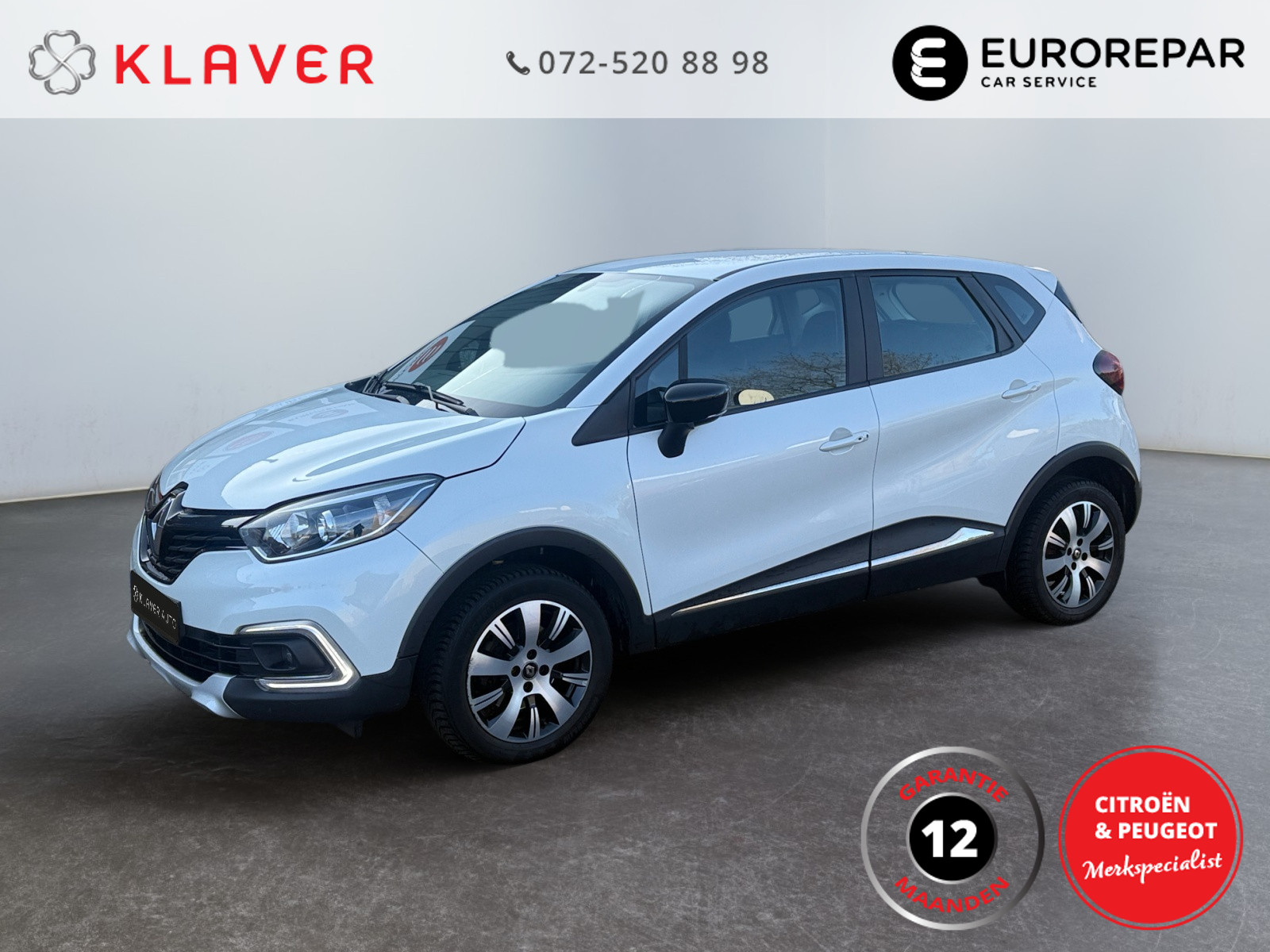 Renault Captur 1.2 TCe Automaat| Navi | Sens achter | Trekhaak | Stoelverw 2018 - voorkant