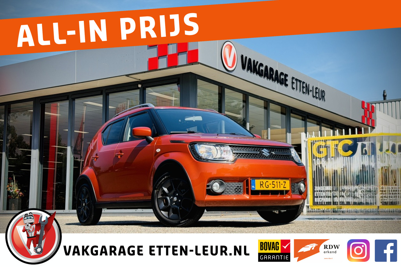 Suzuki Ignis 1.2 Select | CAMERA | AIRCO | BLUETOOTH 2017 - voorkant