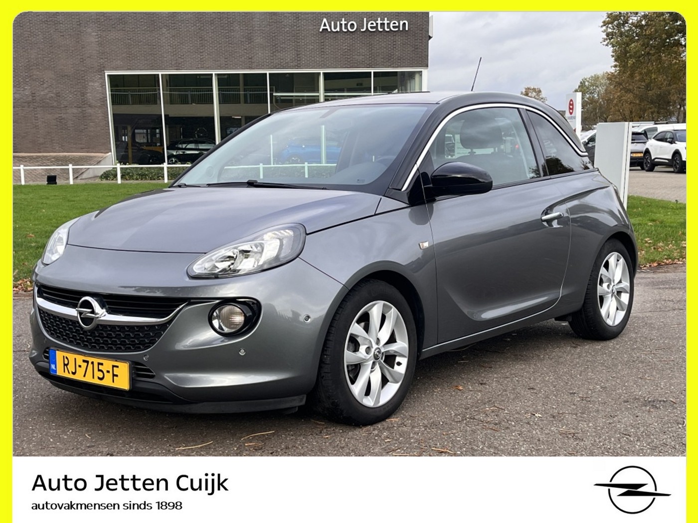 Opel Adam 1.0 Turbo Unlimited - RIJKLAAR - 2017 - voorkant