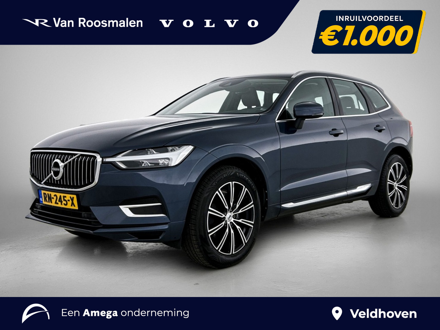 Volvo Xc60 T5 Inscription | Leder | Pilot Assist | All season | Trekhaak | 2018 - voorkant