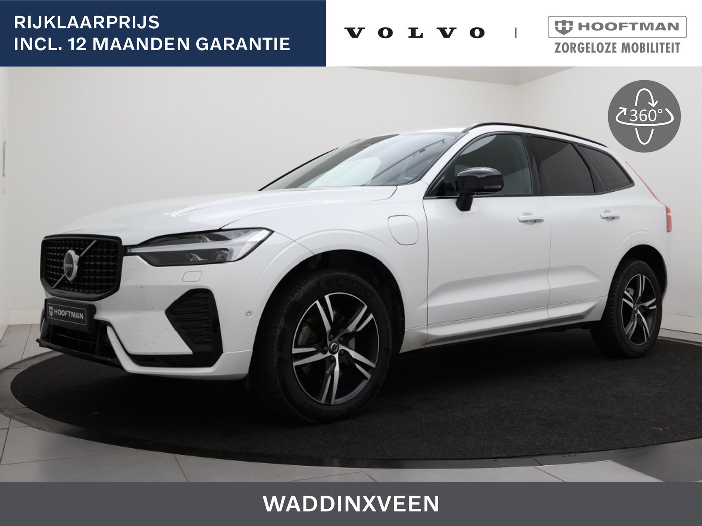Volvo Xc60 T6 PLUG-IN HYBRID LONG RANGE R-DESIGN SCHUIFDAK LUCHTVERING 360G 2022 - voorkant