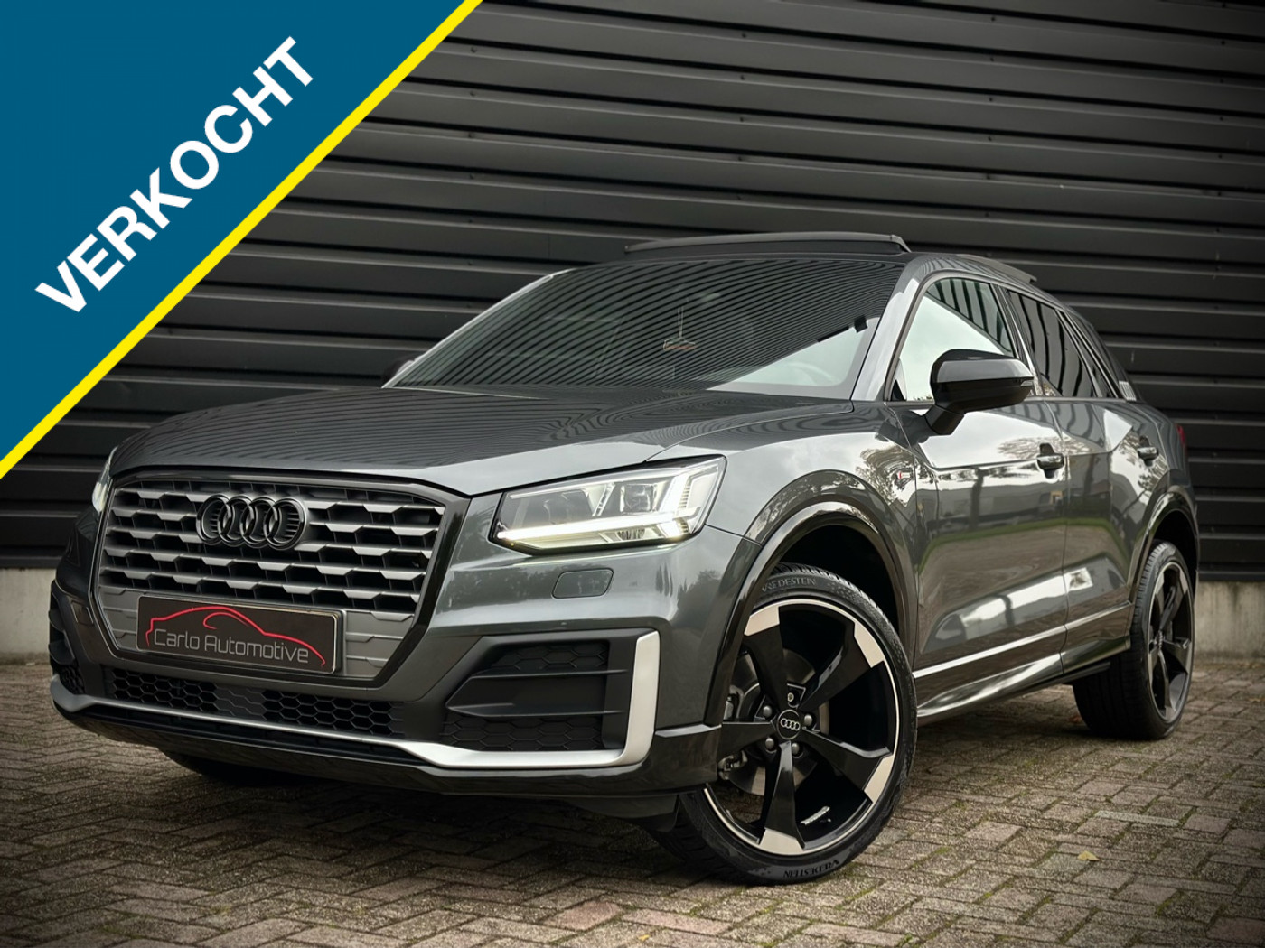 Audi Q2 1.4 TFSI 3x S-LINE PANO|LEER|MATRIX NL AUTO! 2018 - voorkant