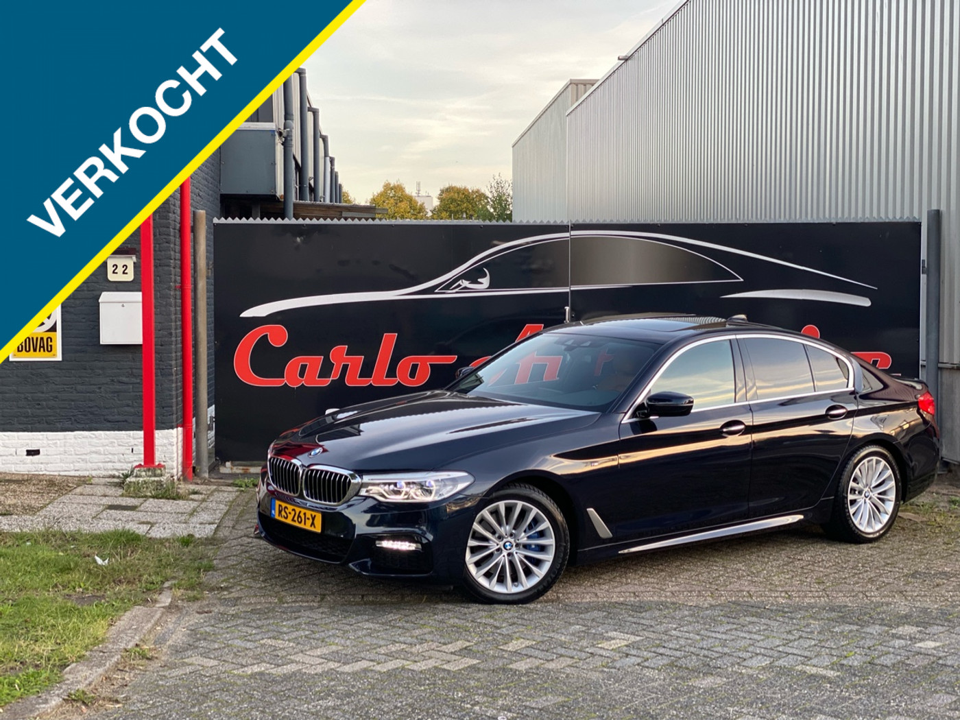 BMW 530d 530D 265PK! HighEx *M-Sport* Dak/H&K/Leer VOL! 2017 - voorkant