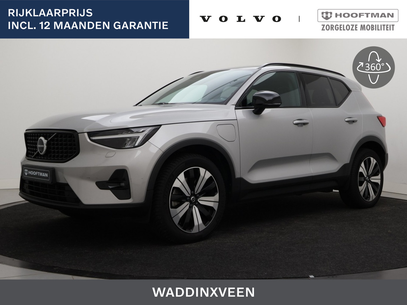 Volvo XC40 T5 PLUG-IN HYBRID ULTIMATE DARK SCHUIFDAK HARMAN KARDON ACC BLIS 2023 - voorkant