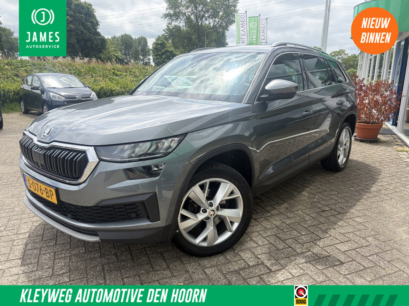 Skoda Kodiaq 1.5 TSI Bns. Ed. 150pk Aut, Nav, Caplay, Digital Dash, 19"inch 2023 - voorkant