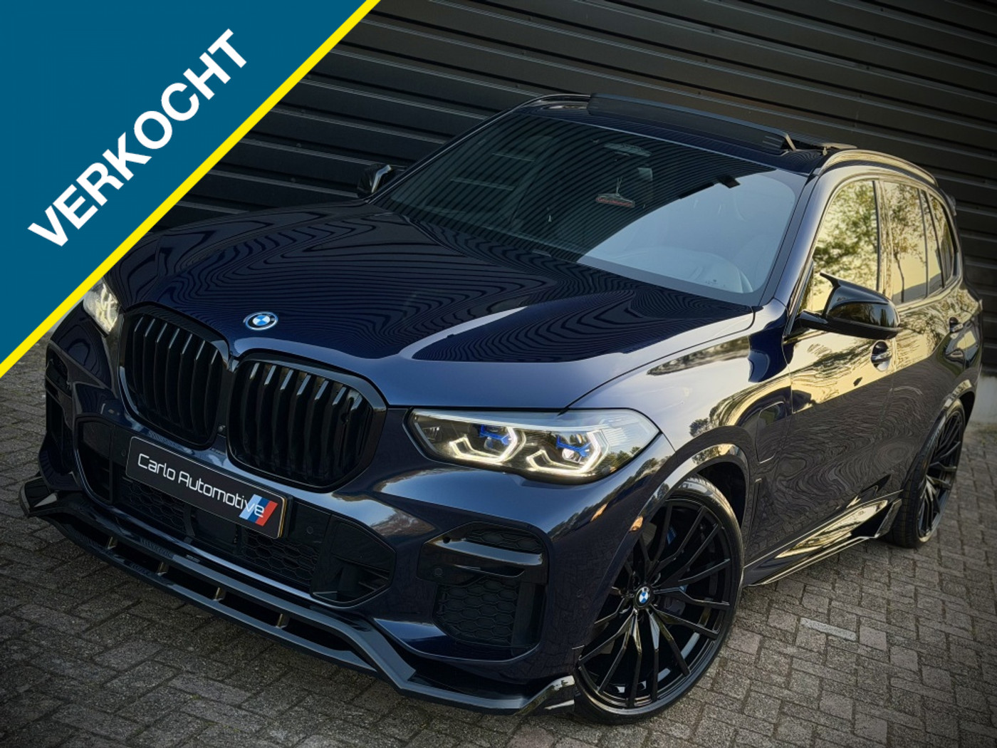 BMW X5 Xdrive45e xDrive45e M-PERF. LASER|PANOSKY|B&W|SOFT|NIGHTVIS|4WL STURING 2021 - voorkant