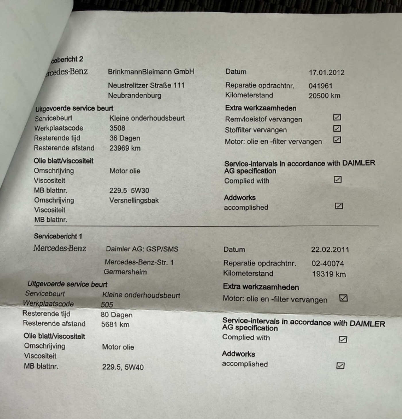 Foto van Mercedes-Benz B 160
