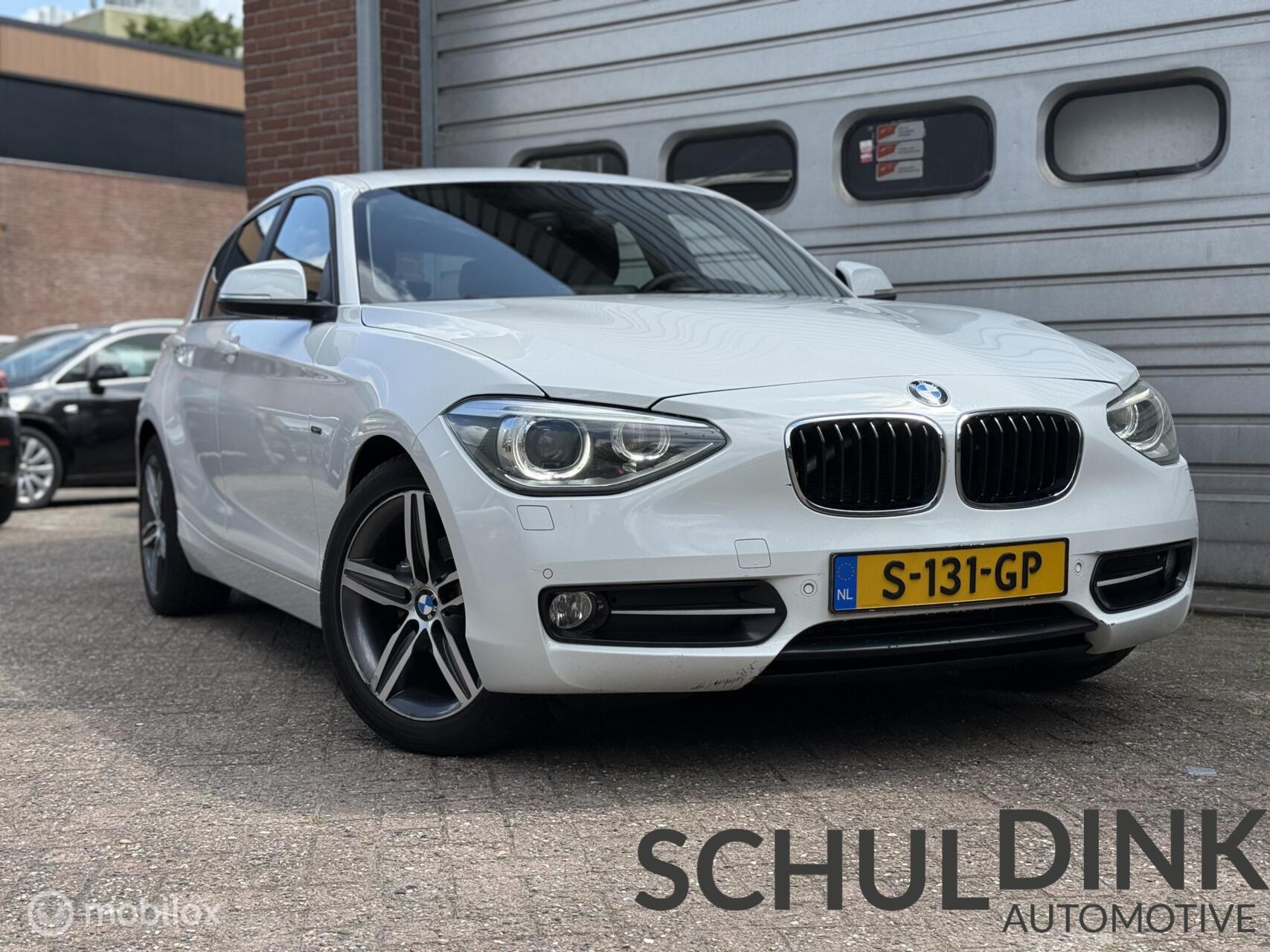 BMW 1er Reihe 116i Sport CRUISE CONTROLE|AIRCO|SPORTSTOELEN 2012 - voorkant