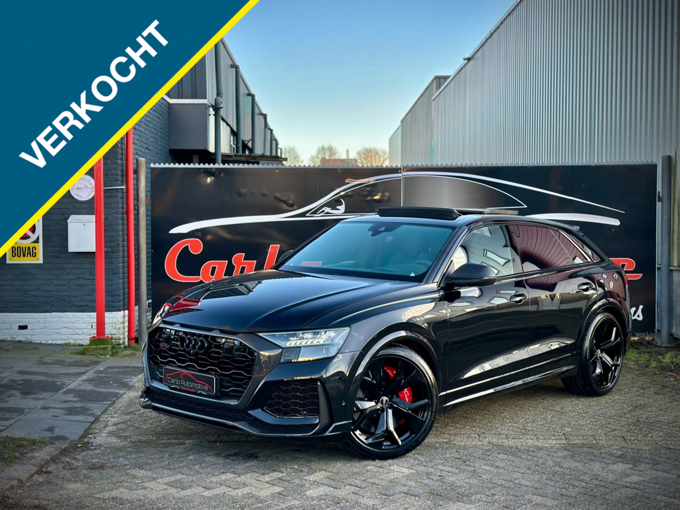Audi RS Q8 4.0 TFSI DYNAMIC+|CARBON|CERAMIC|B&O VOL! 2020 - voorkant
