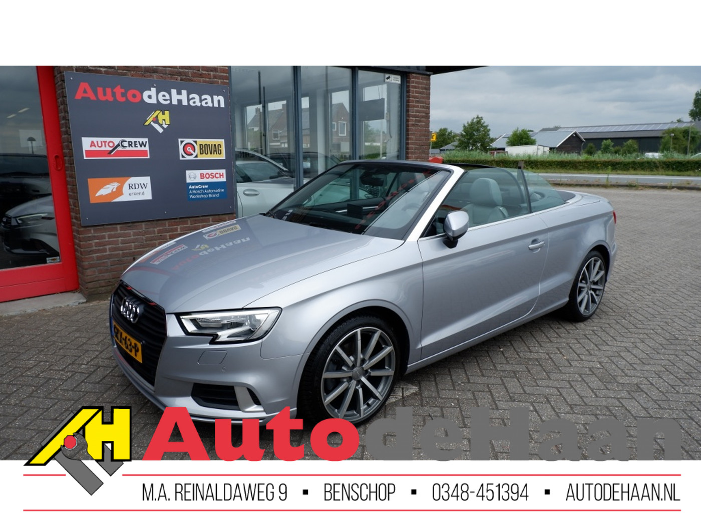 Audi A3 Cabriolet 1.4 TFSI sport Navi/ACC/Camera/Xenon/Standkachel 2016 - voorkant