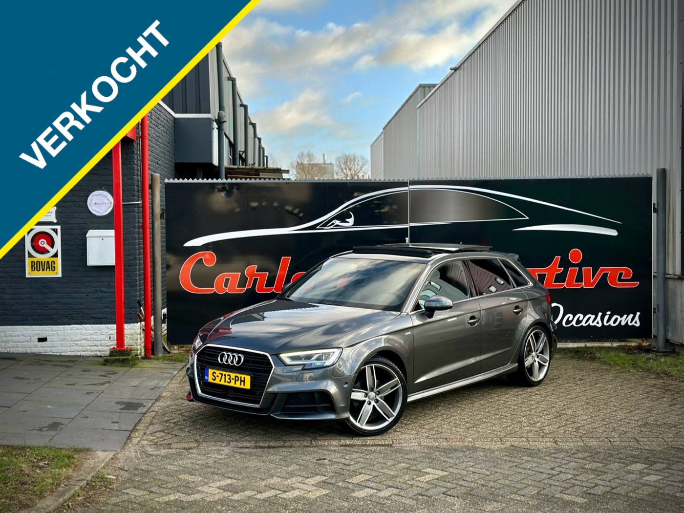 Audi A3 Sportback 1.4 TFSI 3x S-LINE PANO|RS STOEL|B&O|VIRTUAL|ACC VOL! 2016 - voorkant