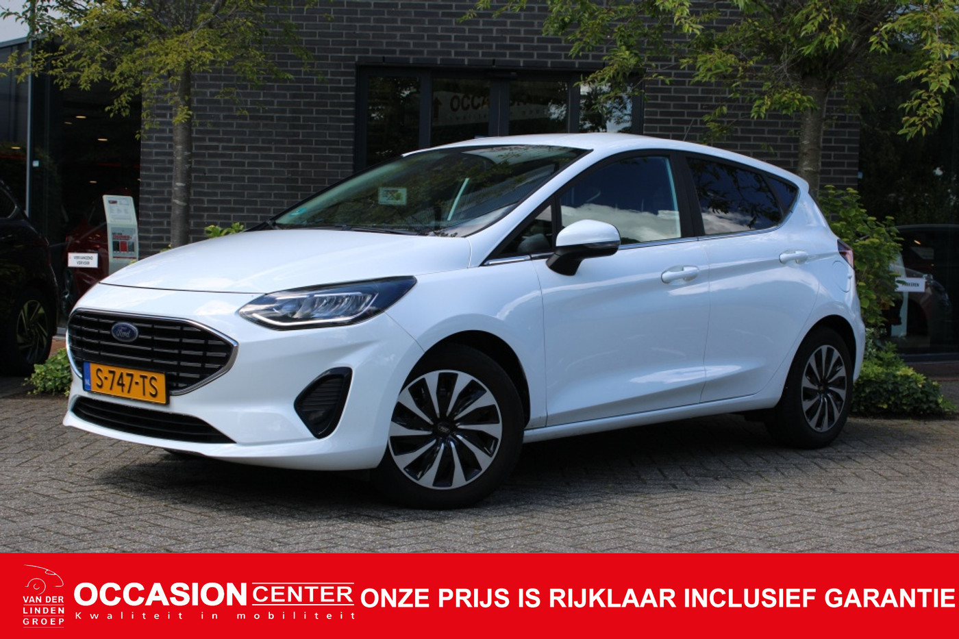 Ford Fiesta 1.0 Hybrid ecob. Titanium Navi/Full led/Cam/Pdc/Carplay/ "RIJ 2023 - voorkant