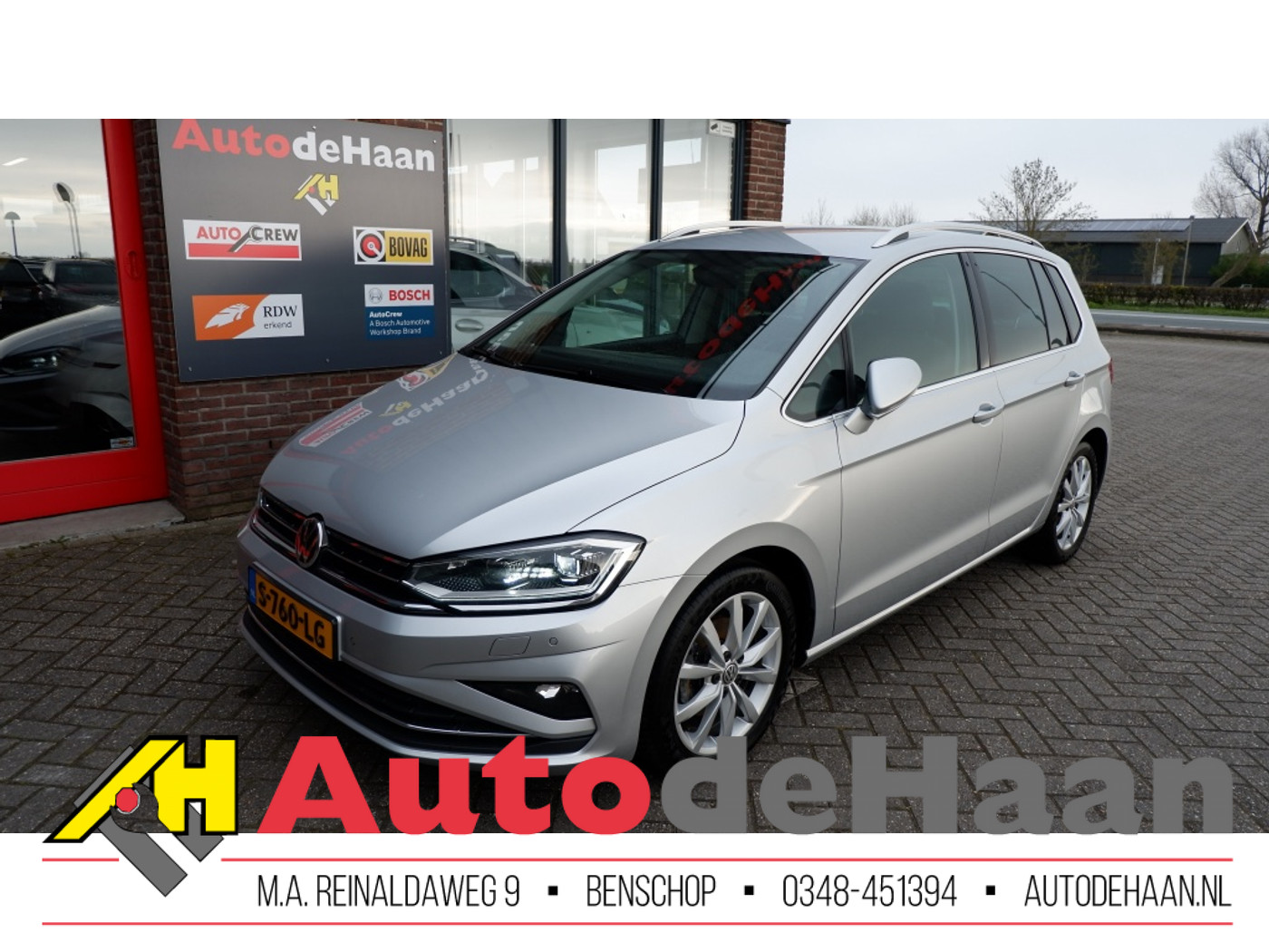 Volkswagen Golf Sportsvan 1.5 TSI ACT Highl. Nieuw type Navi/ACC/17" 2018 - voorkant