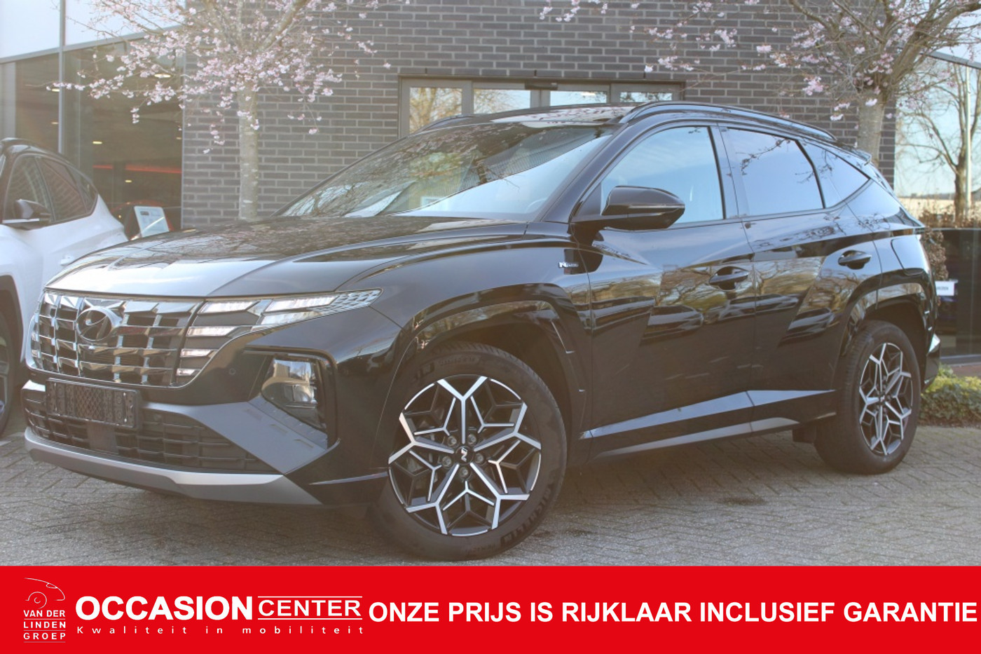 Hyundai Tucson 1.6 T-GDI HEV N Line Sky 230PK! Full Option! "RIJKLAARPRIJS" 2023 - voorkant