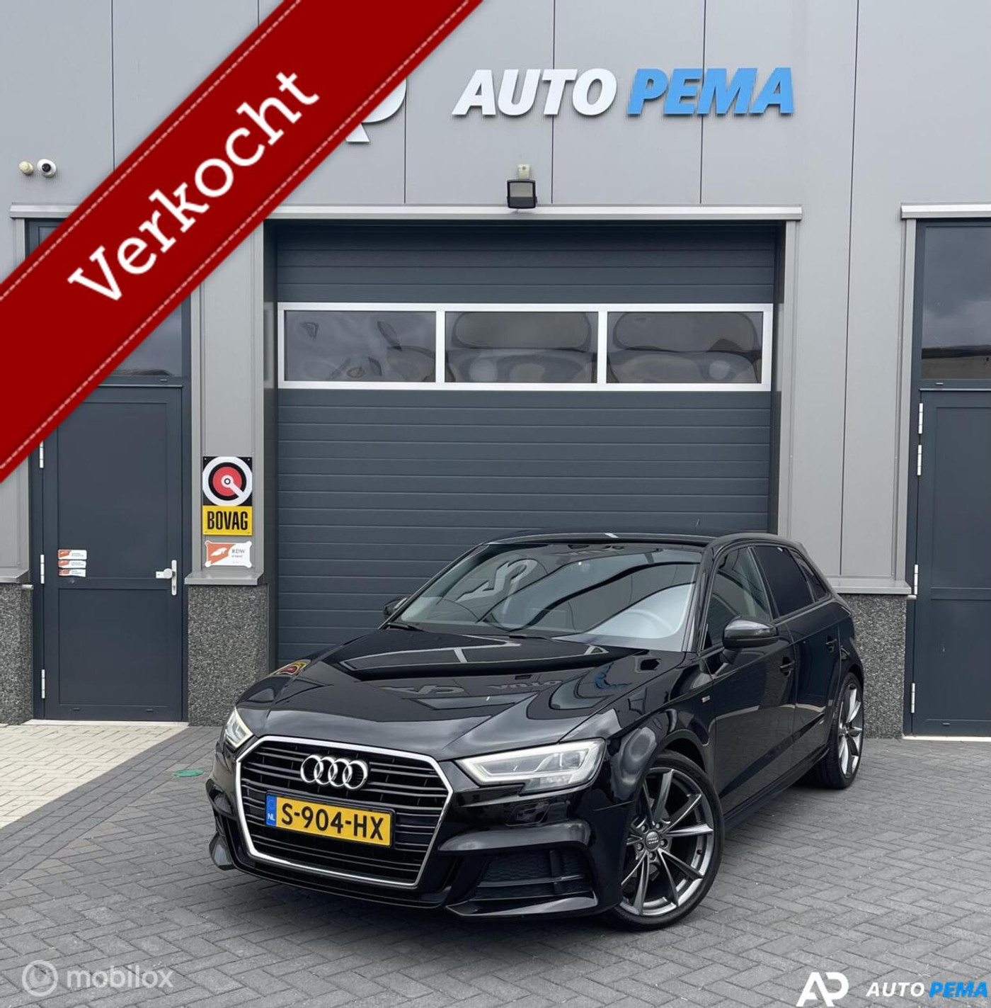 Audi A3 Sportback 35 TFSI CoD S-Line 150PK Dcc Vol 2019 - voorkant