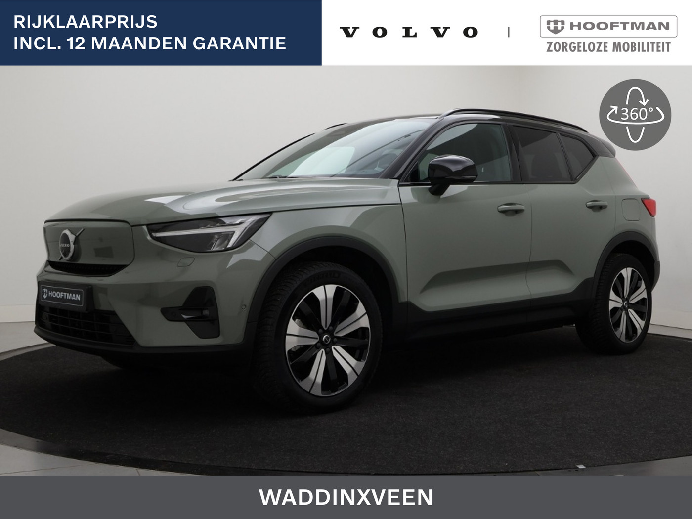 Volvo XC40 RECHARGE ULTIMATE DARK 360GR CAM SCHUIFDAK HARMAN KARDON 2023 - voorkant