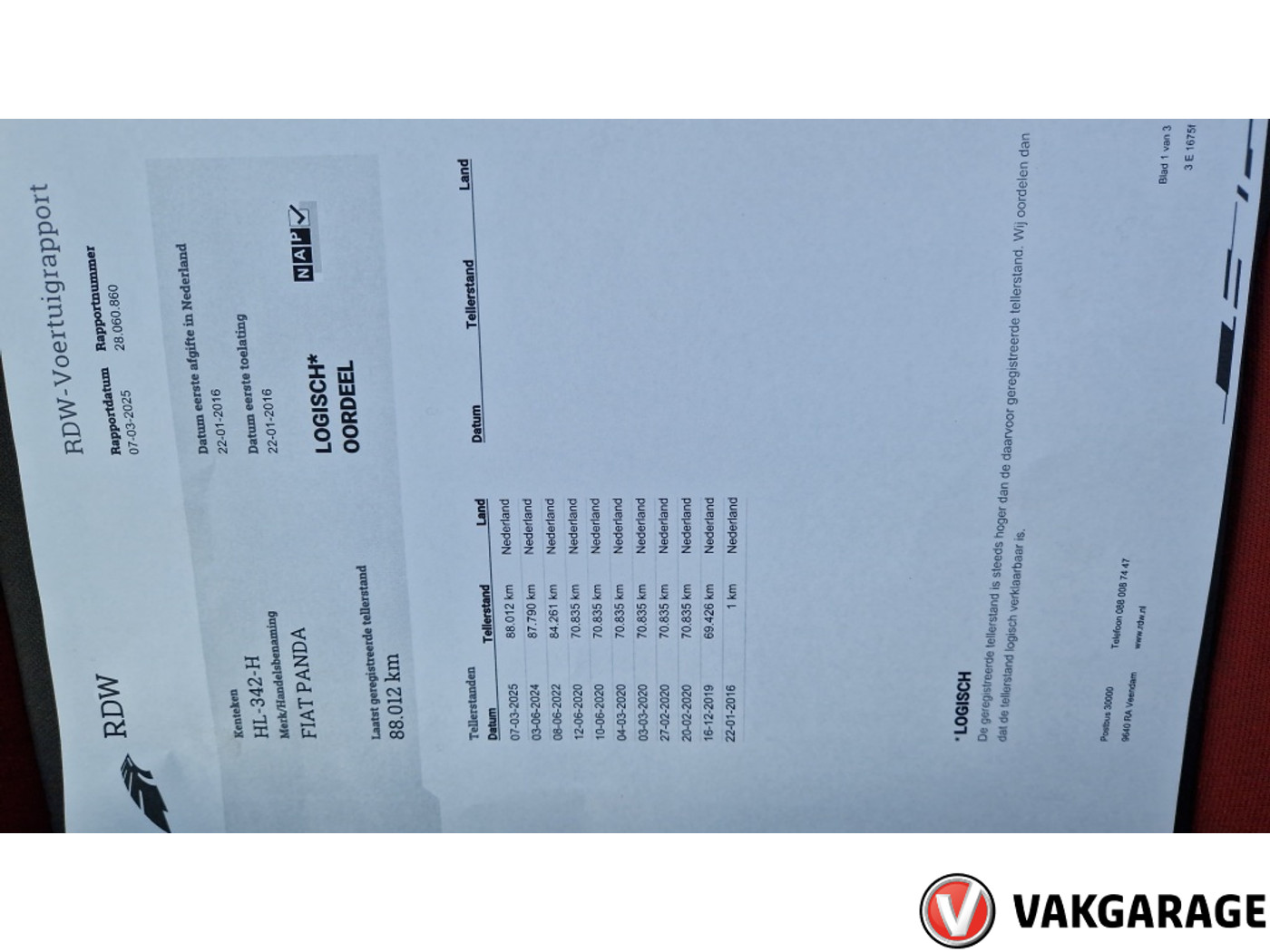 Foto van Fiat Panda