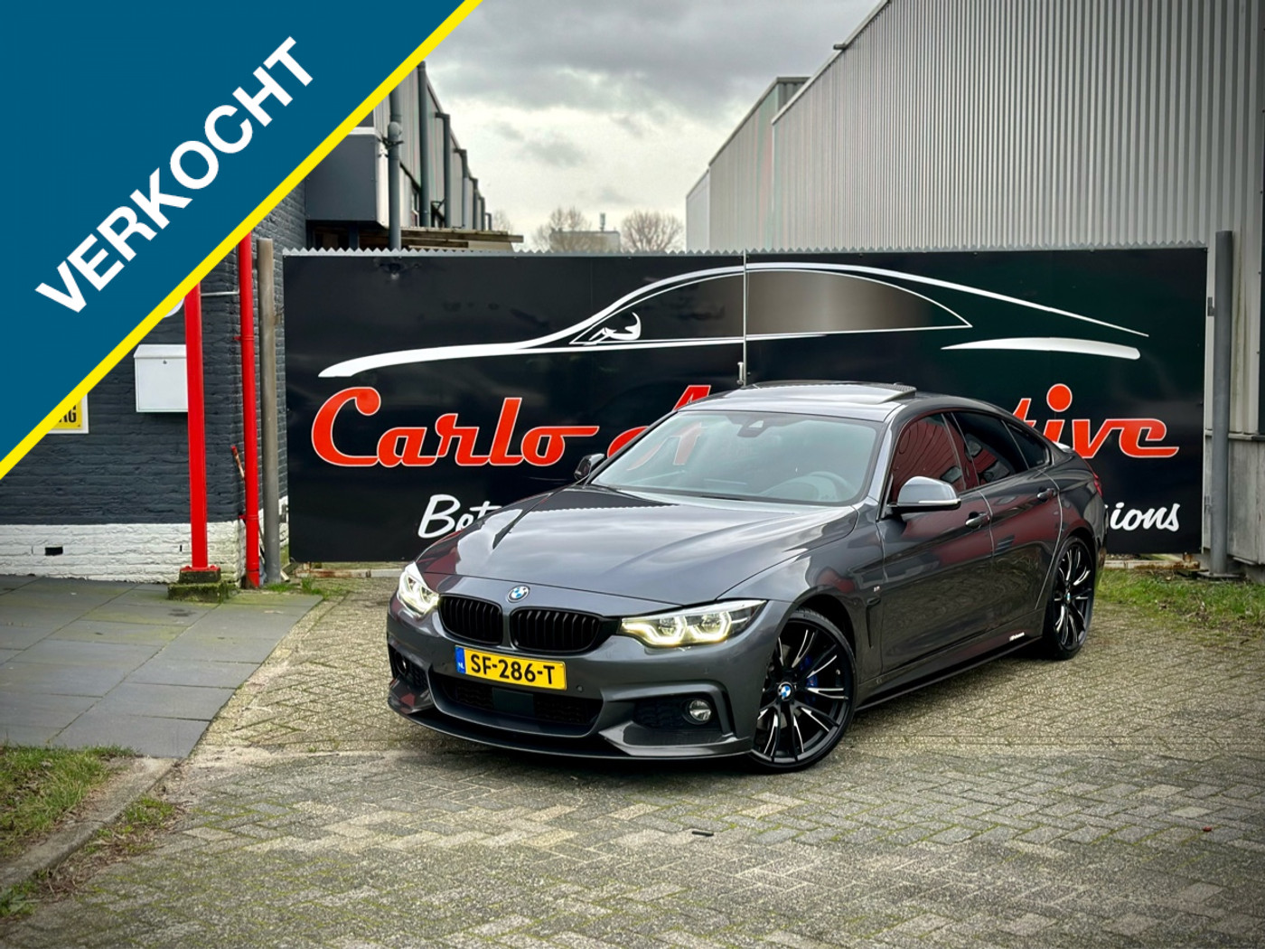 BMW 420i 420i M-PERFORMANCE HEADUP|DAK|360CAM|ACC VOLLLLL 2018 - voorkant
