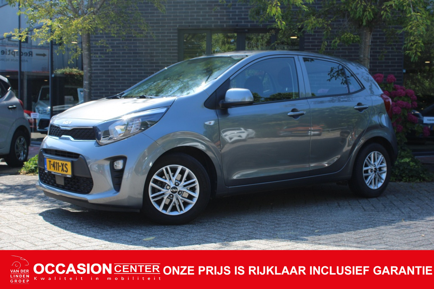 Kia Picanto 1.0 DPi DynamicLine Cam/Blueth/Carplay "RIJKLAARPRIJS" 2023 - voorkant