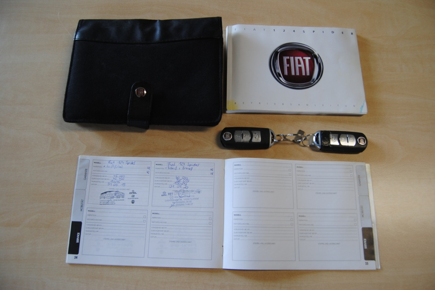 Foto van Fiat 124 Spider