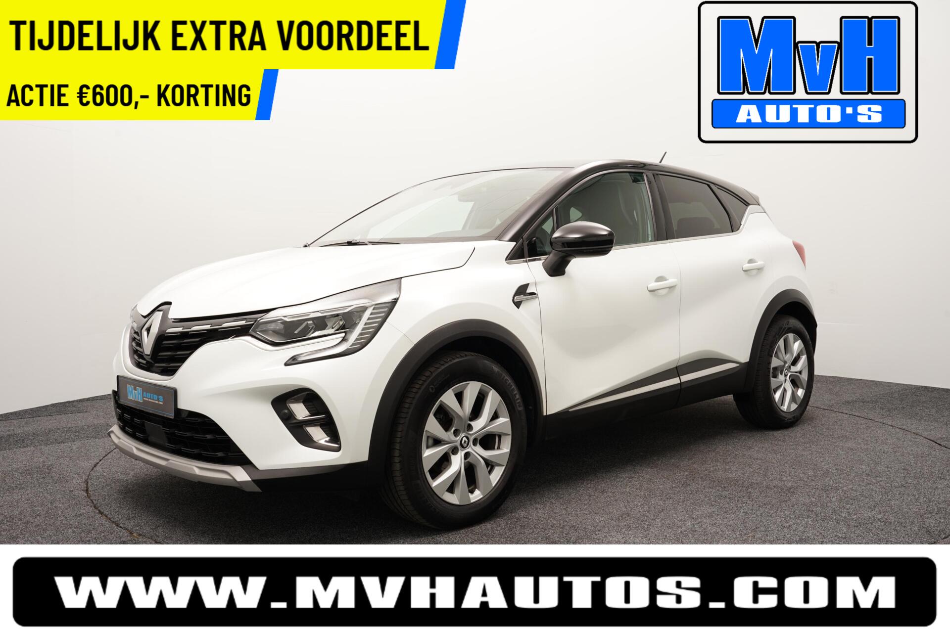 Renault Captur 1.3 TCe 140 Intens|PARELMOER|CAMERA|LED|NAP 2022 - voorkant