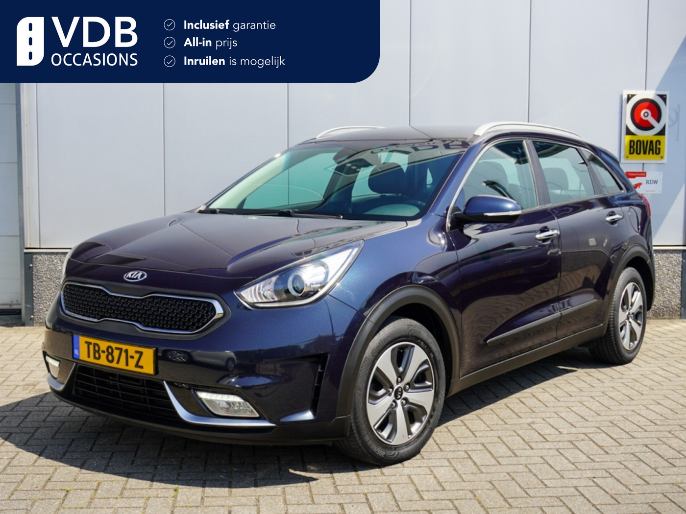 Kia Niro 1.6 GDi H. DynamicLine CarPlay | Clima | Camera | NAP 2018 - voorkant
