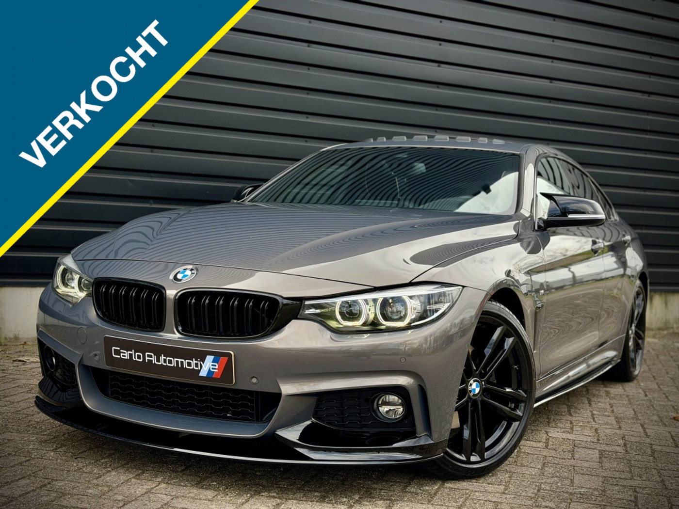 BMW 430i 430i M-PERF VIRTUAL|DAK|HUD|HK|MEMORY VOL! 2018 - voorkant