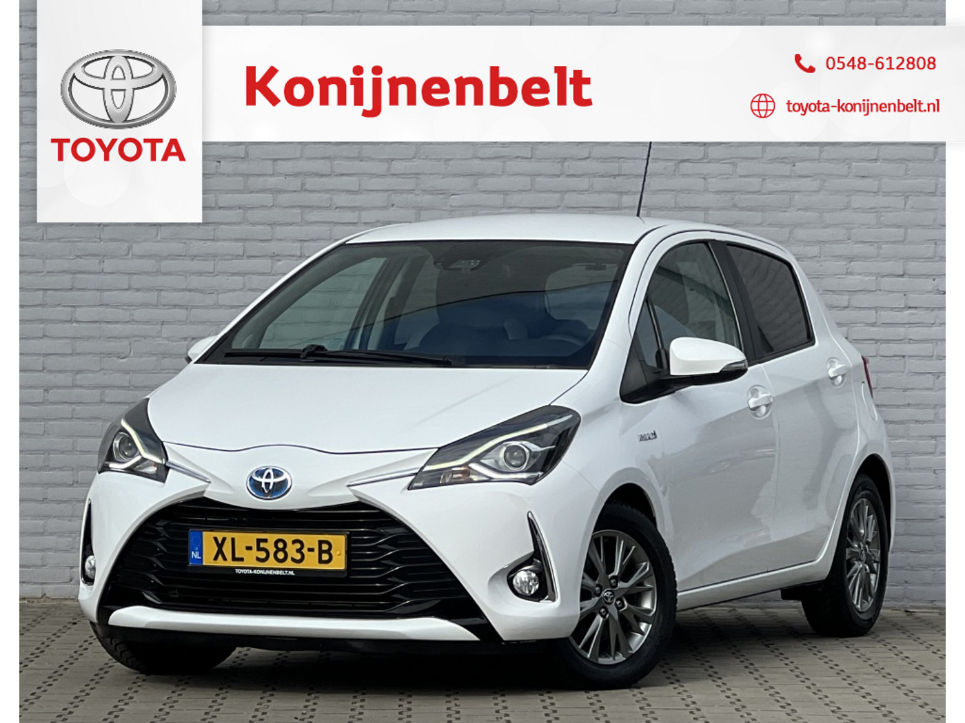 Toyota Toyota Yaris Hybrid 1.5 Hybrid Dynamic Automaat 5-deurs | NL auto | Navi 2019 - voorkant