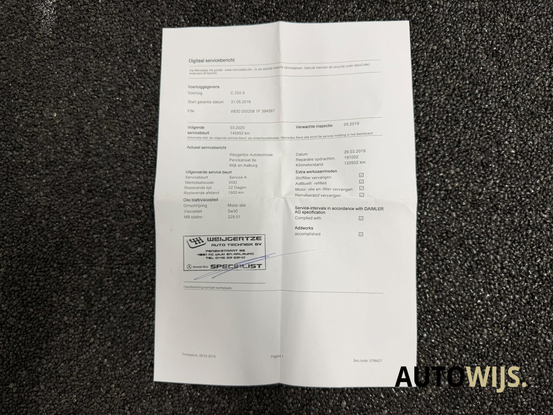Foto van Mercedes-Benz C 250 D