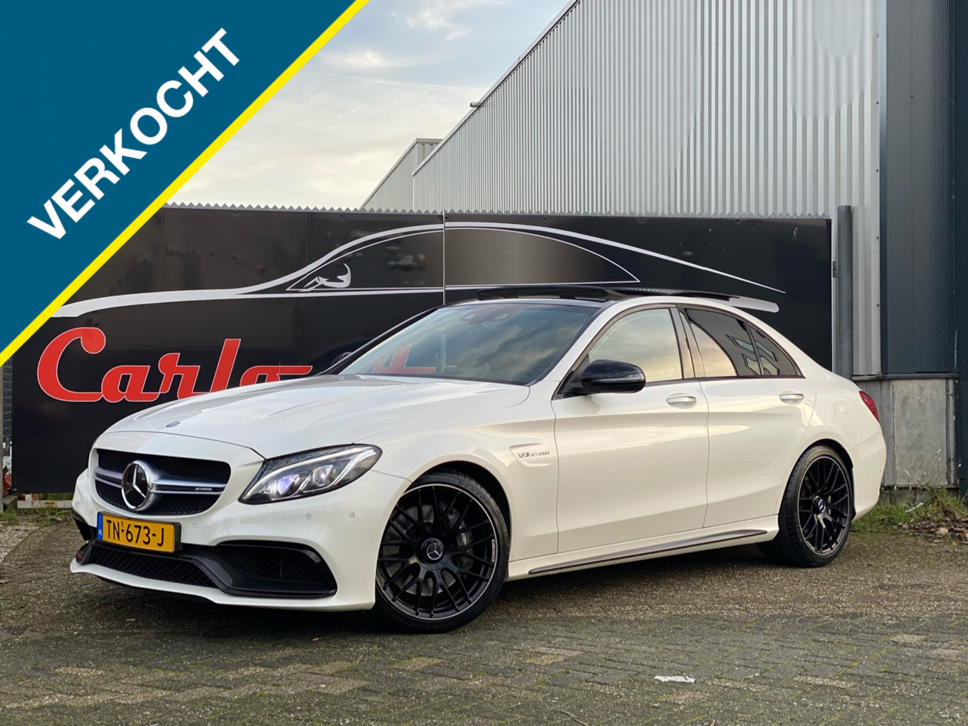 Mercedes-Benz AMG C 63 C63 AMG *PERFORMANCE* Carbon! ALLE OPTIES! 2015 - voorkant