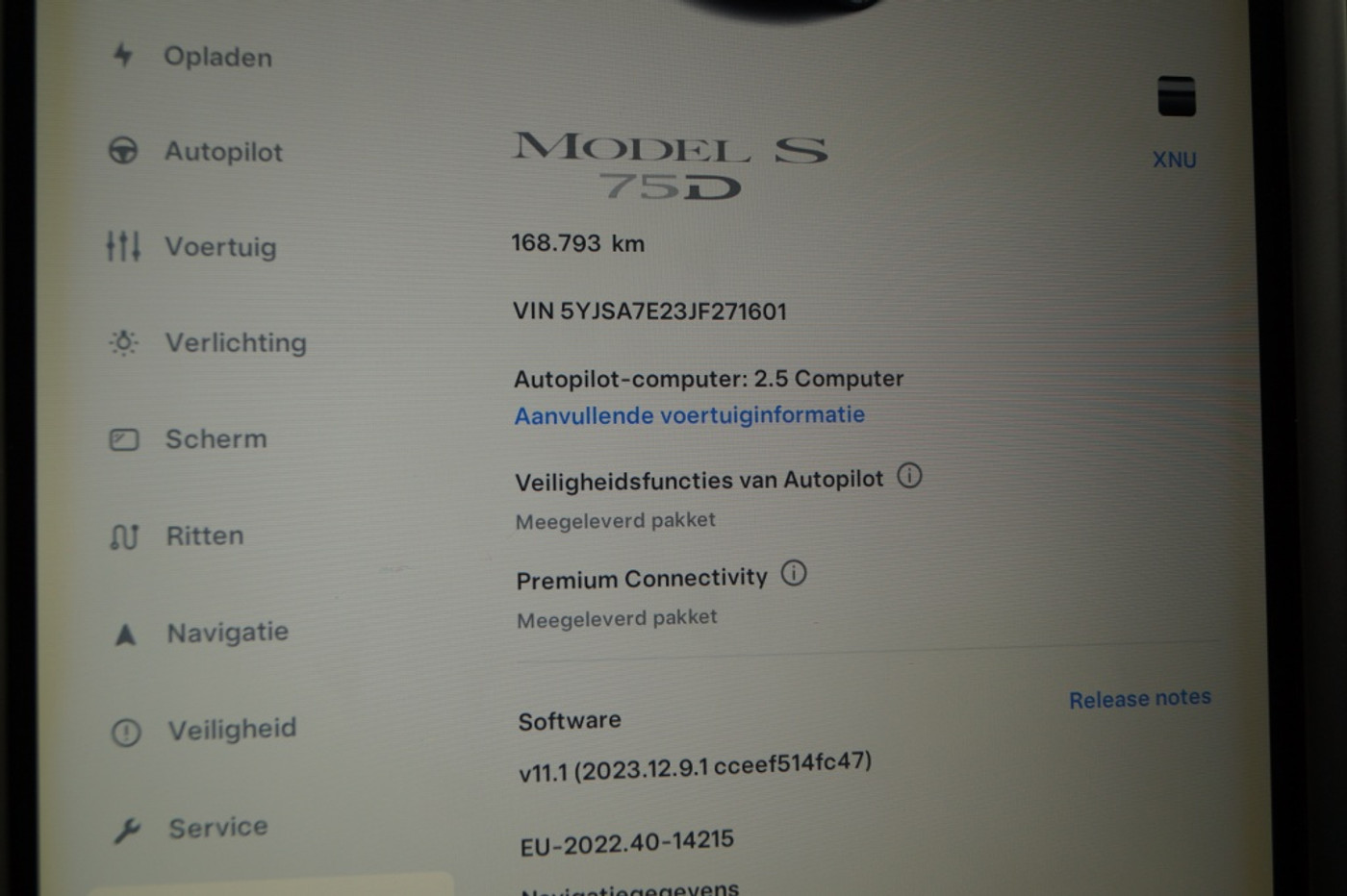 Foto van Tesla Model S