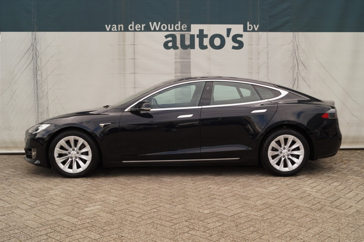 Tesla Model S 75D 333pk -SOH85%-PANO-NAVI-ECC-PDC-CAM- 2018 - voorkant