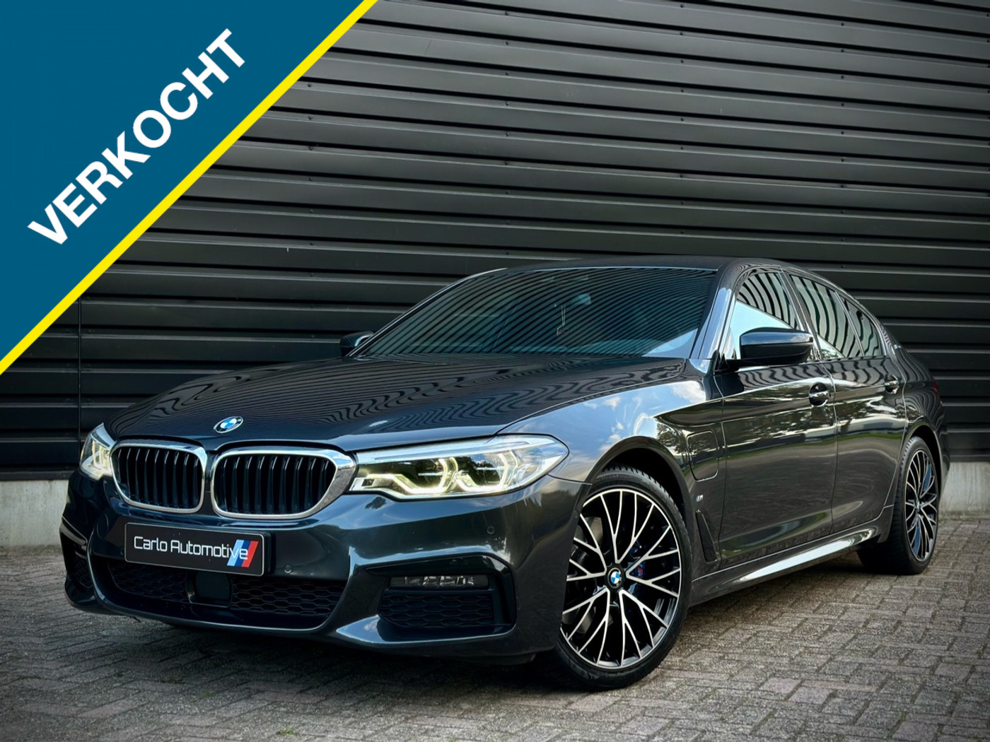 BMW 530e Iperformance 530e M-SPORT HEADUP|ACC|BLINDSPOT|COMFORTSEAT 2018 - voorkant