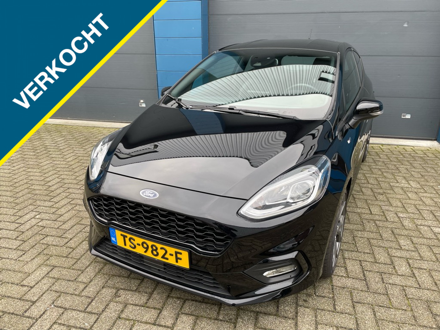 Ford Fiesta 1.0 Ecob. ST-Line 3-Drs 48Dkm DealerOh Nieuwst!! 2018 - voorkant