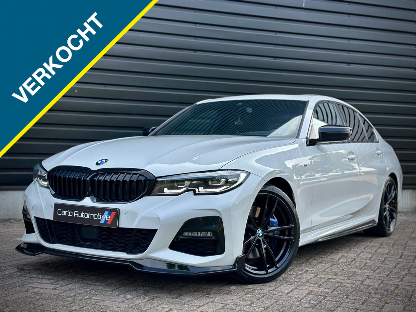 BMW 330i 330i M-PERFORMANCE DAK|HEADUP|360CAM|ACC|INDIVIDUAL 2020 - voorkant