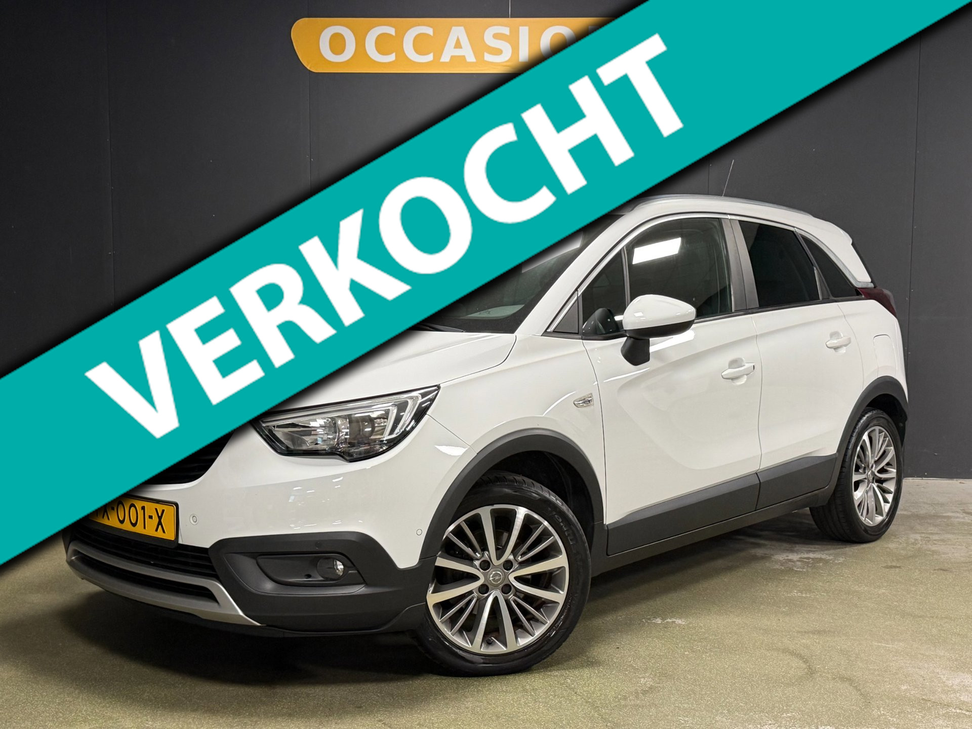 Opel Crossland X 1.2 Turbo Online Edition|PANO|360CAM|KEYLESS|DODEHOEK|CRUISE|STUURV|STOELV|CARPLAY|BLUETOOTH|SFEER|17INCH| 2018 - voorkant