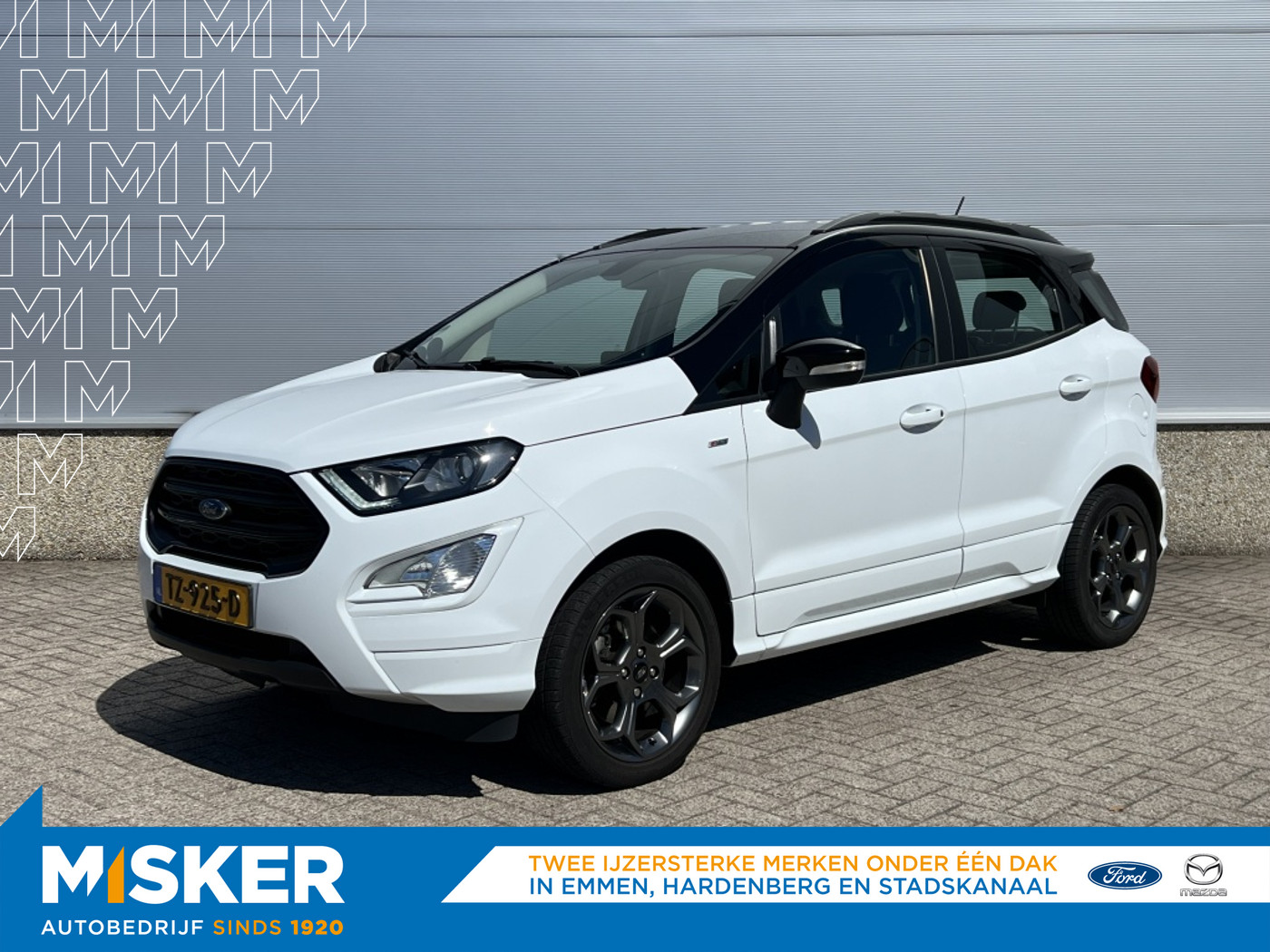 Ford Ecosport 1.0 EB ST-Line Black Winterpack / Trekhaak / B&O 2018 - voorkant