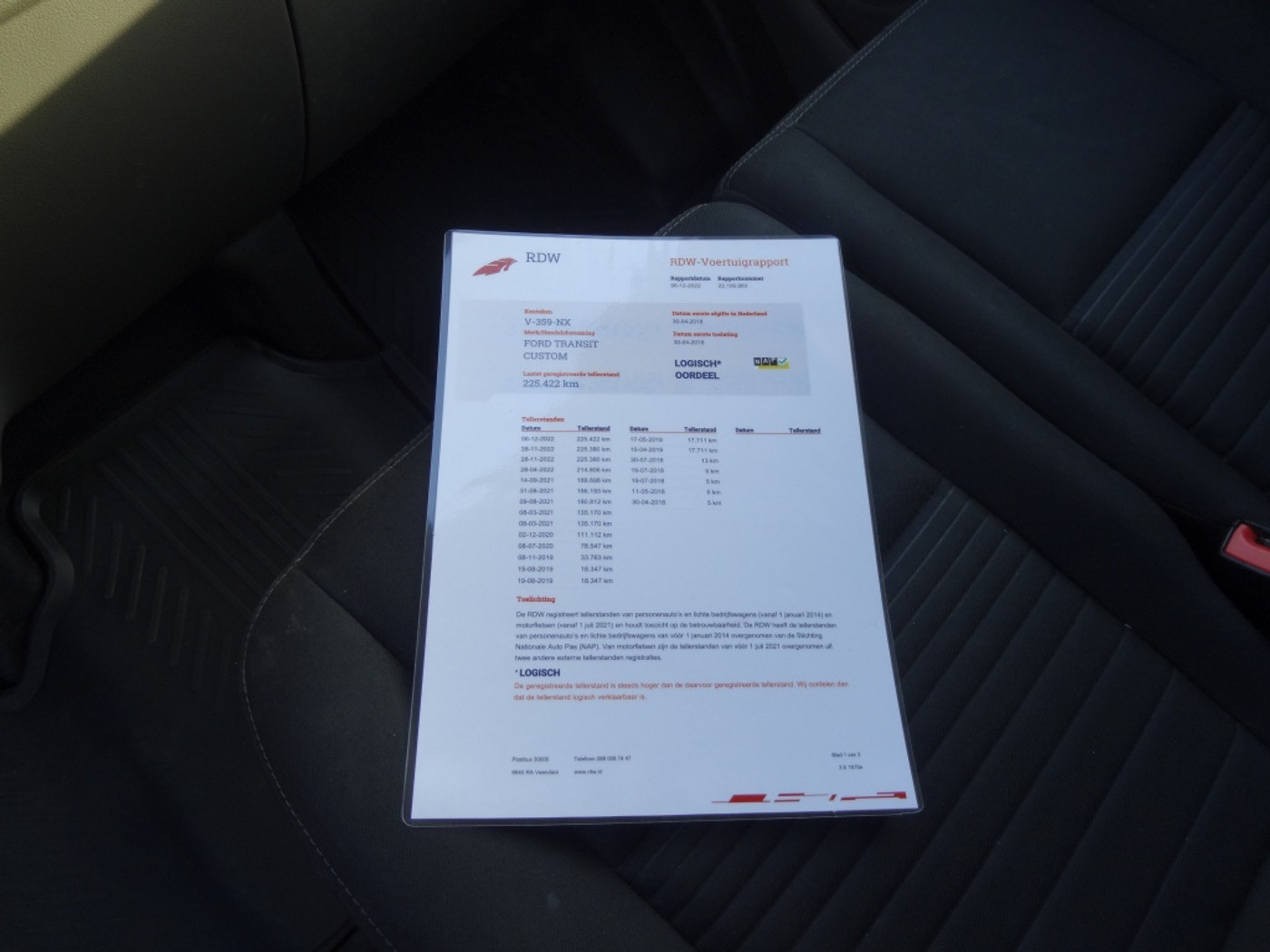 Foto van Ford Transit Custom