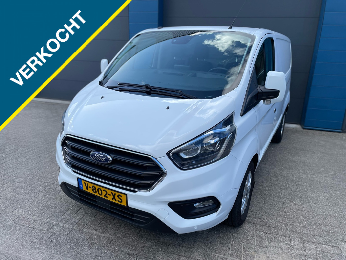 Ford Transit Custom 280 2.0TDCI130pk Limited Navi 40000km!! 2019 - voorkant