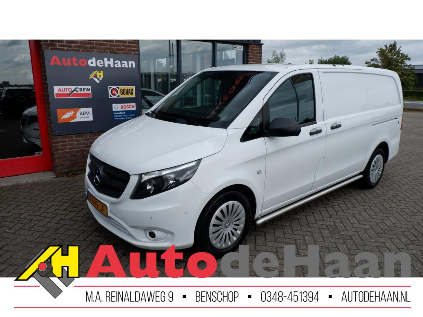 Mercedes-Benz Vito 116 CDI Lang Aut./Cruise/Camera/Trekhaak/2x schuifd. 2017 - voorkant