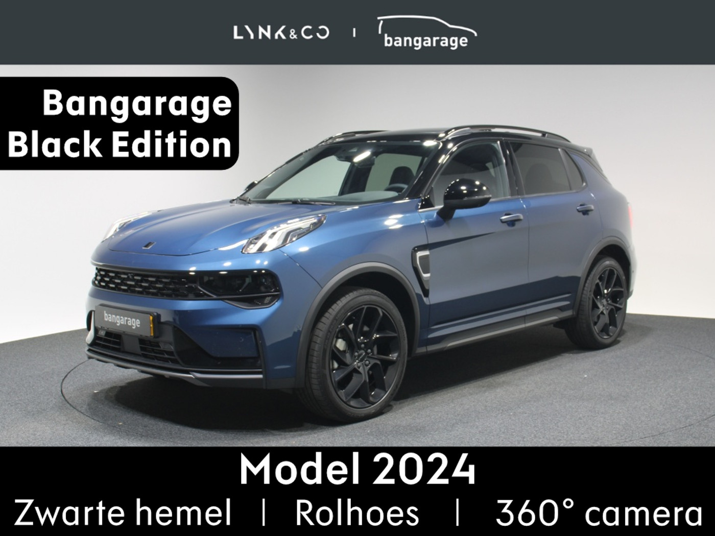 Lynk&co LYNK & Co 01 Plug-in Hybride 262 PK BlackEdition Panorama Dak Adaptive 2024 - voorkant