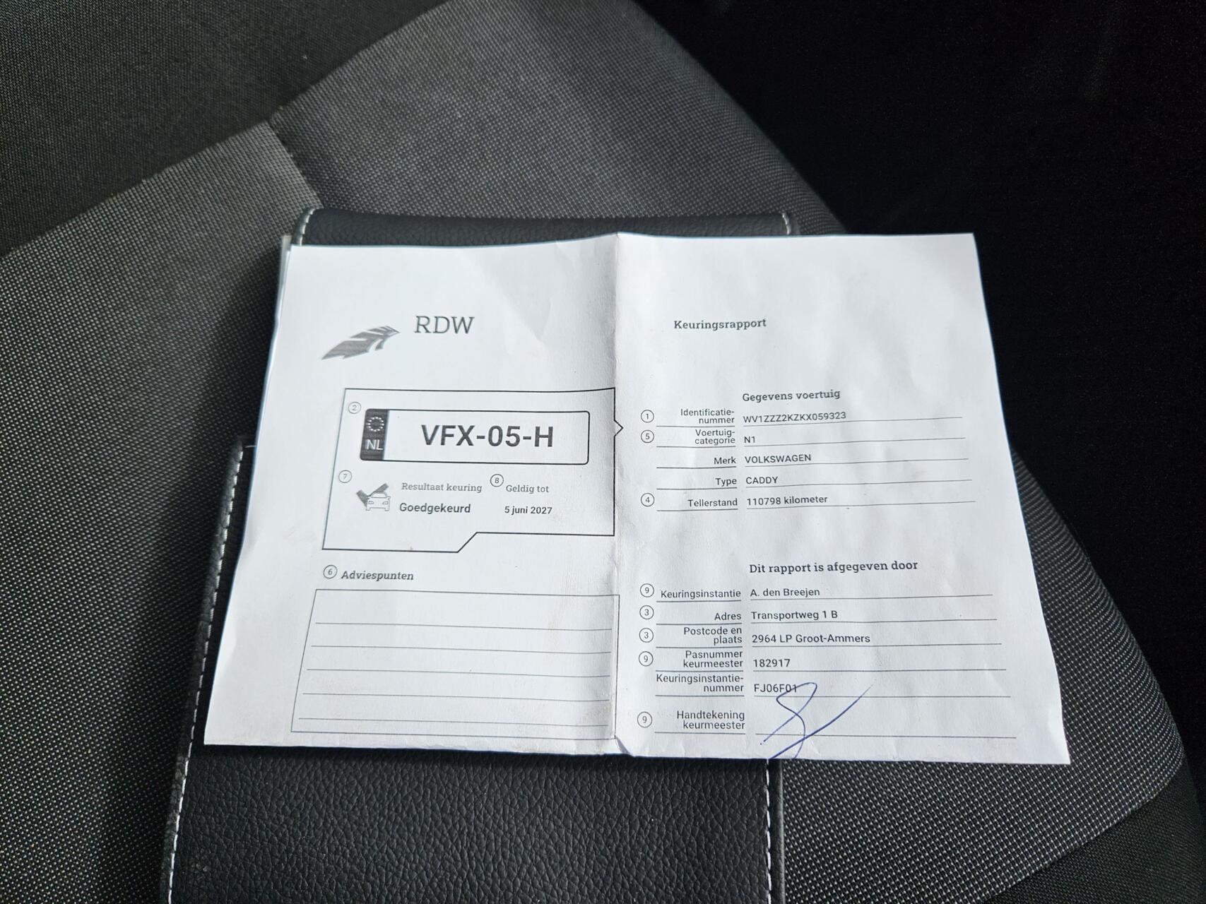Foto van Volkswagen Caddy