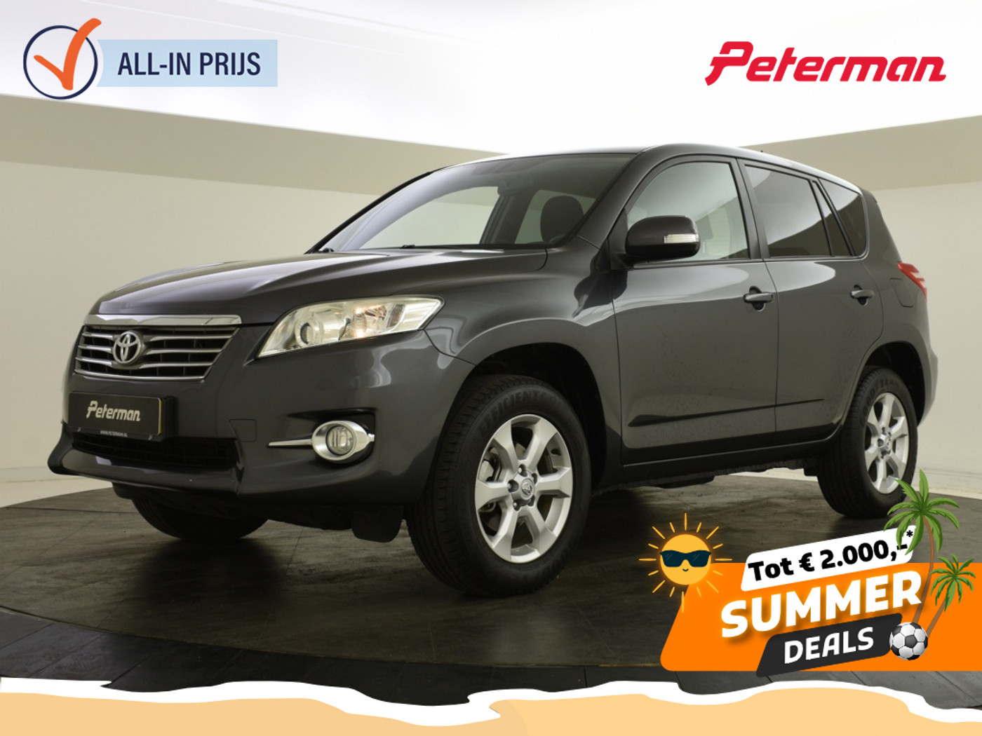 Toyota Toyota Rav4 2.0 VVTi Dynamic 2WD | Trekhaak | Cruisecontrol | Climate 2012 - voorkant
