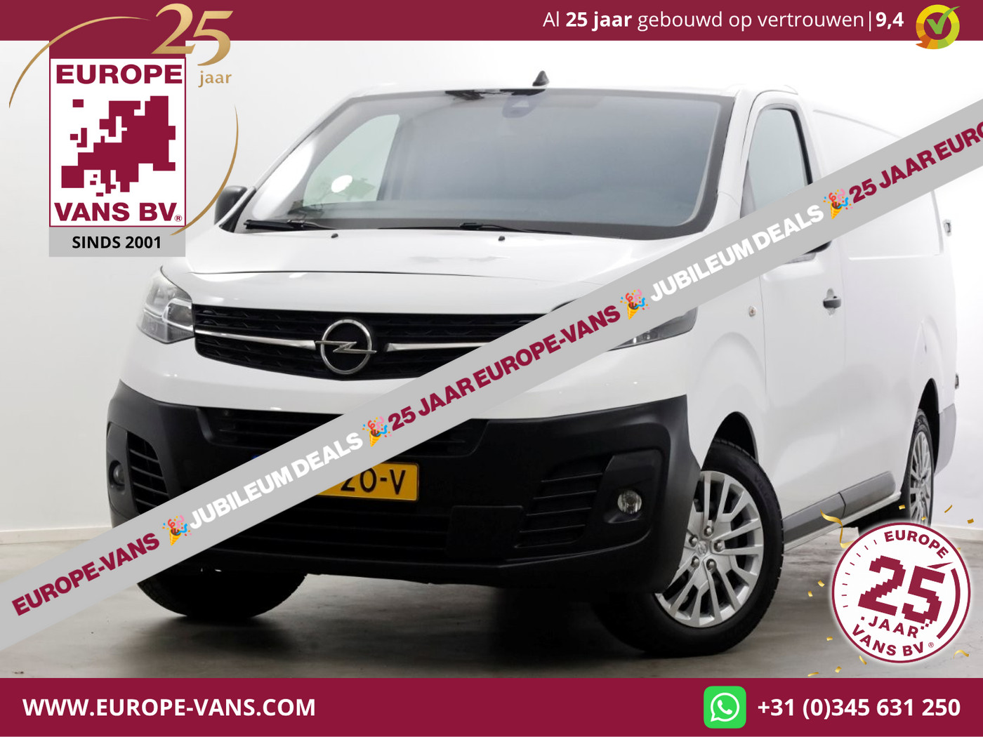 Opel Vivaro 1.5 CDTI 102pk L3H1 Edition Airco/Carplay/ACC 01-2021 2021 - voorkant