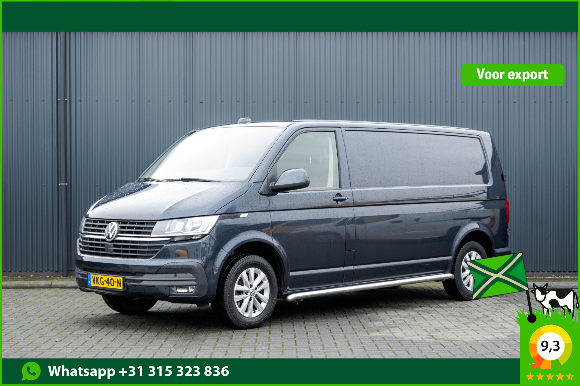 Volkswagen Transporter T6.1 2.0 TDI L2H1 | 150 PK | Turbo defect | Carplay | Cruise | Navi | Trekhaak | Airco 2021 - voorkant